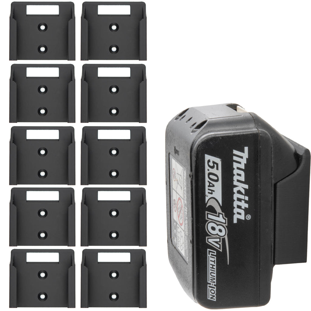 Akkuhalter kompatibel mit Makita Akku Wandhalter Akkuwandhalter Wandhalterung Halter 18V