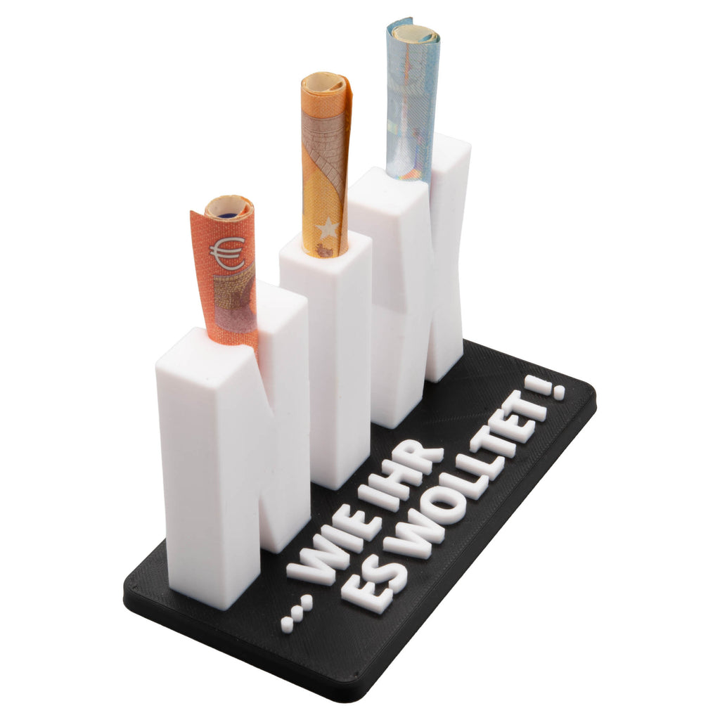 Geschenk Nichts NIX Geldgeschenk Geschenkidee Geldscheingeschenk Geburtstag