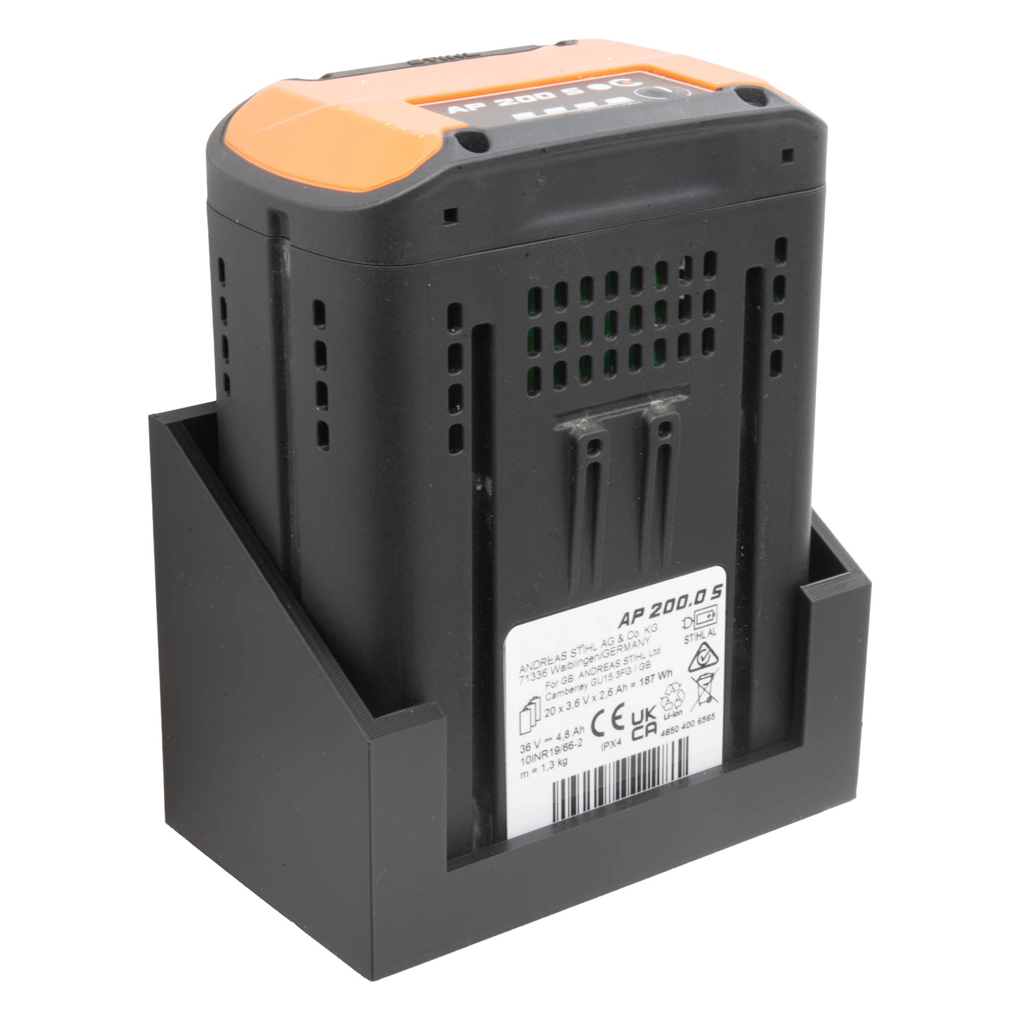 Akkuhalter kompatibel mit Stihl Akku AP Wandhalter Akkuwandhalter Wandhalterung Halter