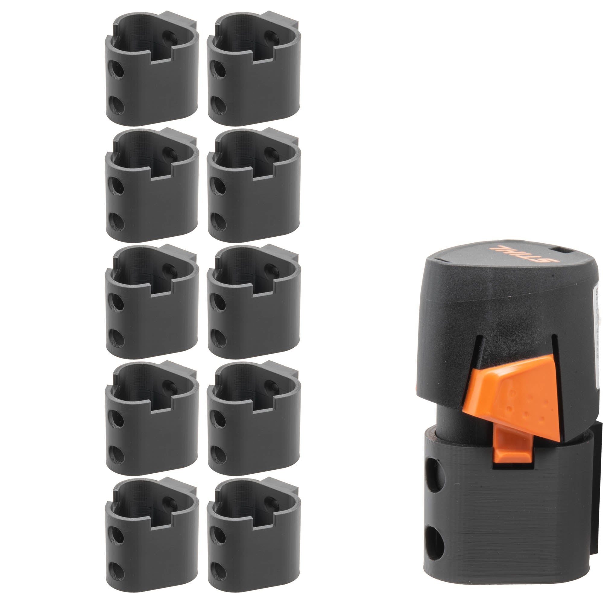 Akkuhalter kompatibel mit Stihl Akku AS 2 Wandhalter Akkuwandhalter Wandhalterung Halter