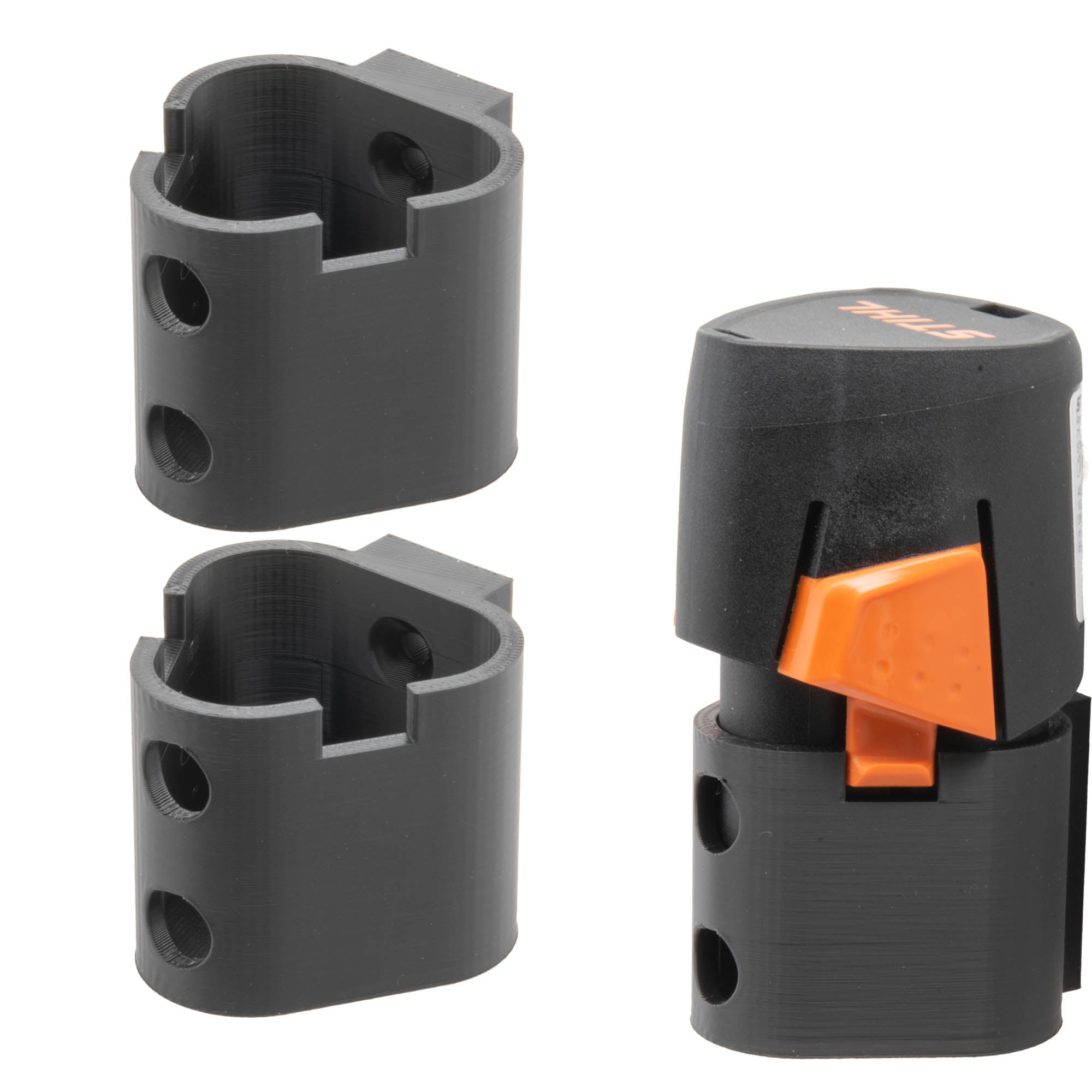 Akkuhalter kompatibel mit Stihl Akku AS 2 Wandhalter Akkuwandhalter Wandhalterung Halter