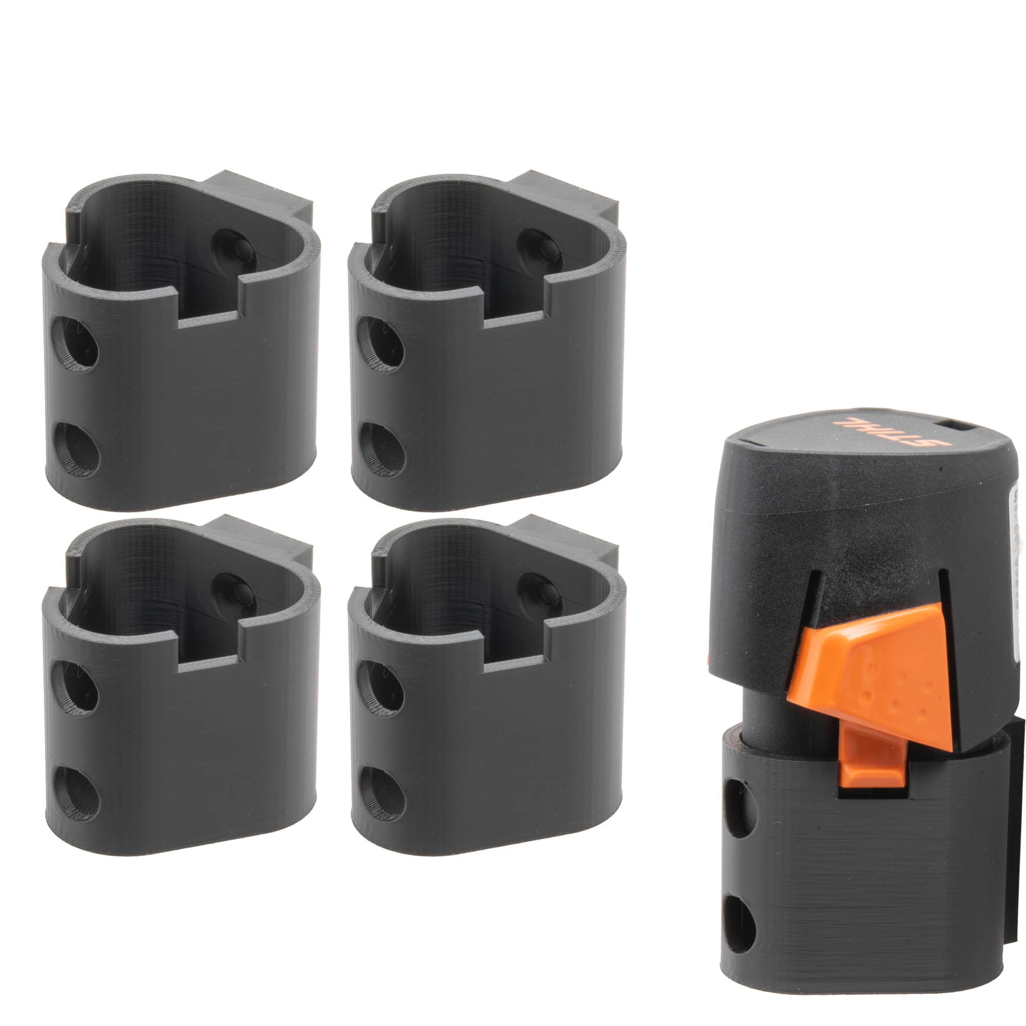 Akkuhalter kompatibel mit Stihl Akku AS 2 Wandhalter Akkuwandhalter Wandhalterung Halter