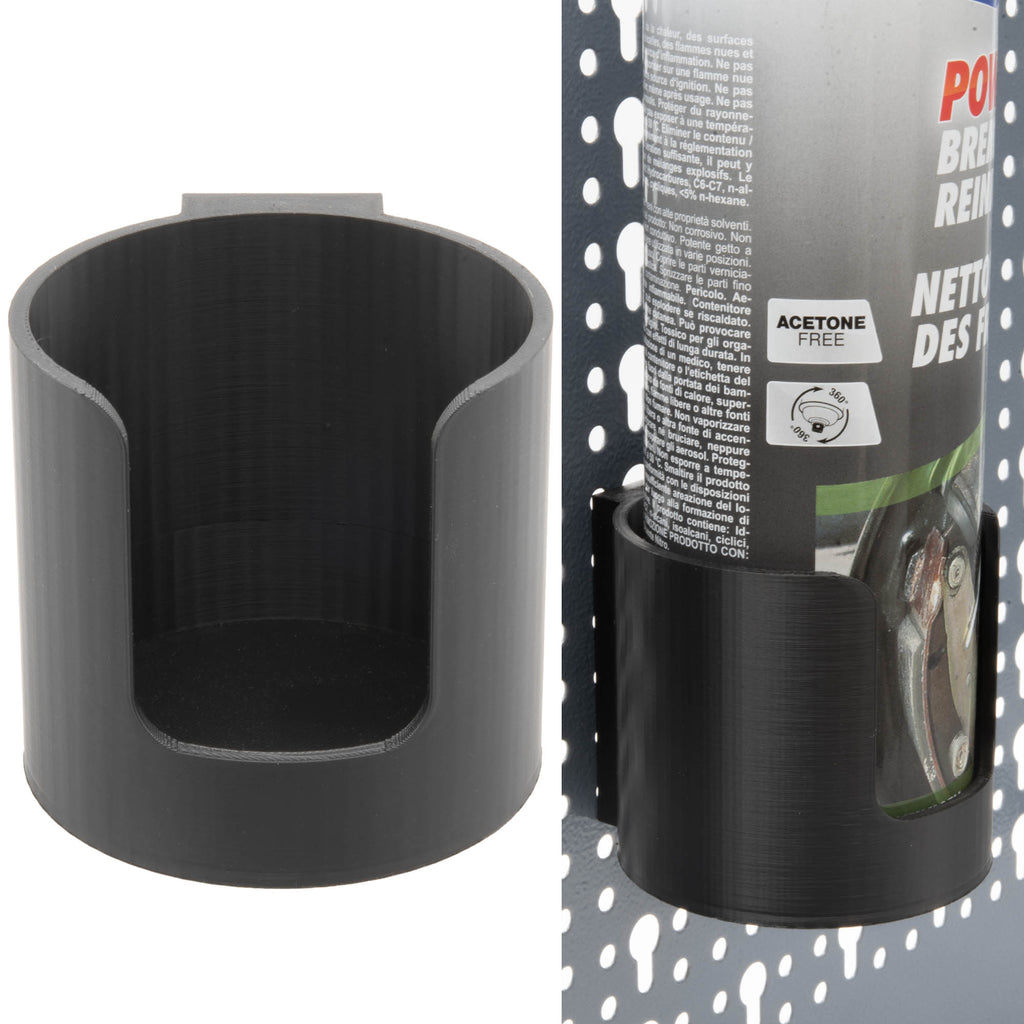 Dosenhalter kompatibel mit Küpper Lochwand Werkzeugwand Sprühdosen Farbdosen Halterung