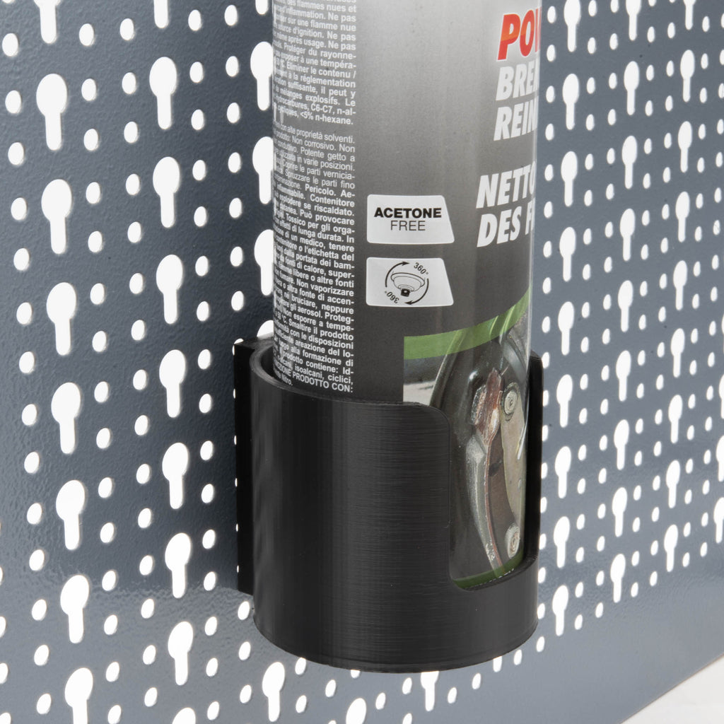 Dosenhalter kompatibel mit Küpper Lochwand Werkzeugwand Sprühdosen Farbdosen Halterung