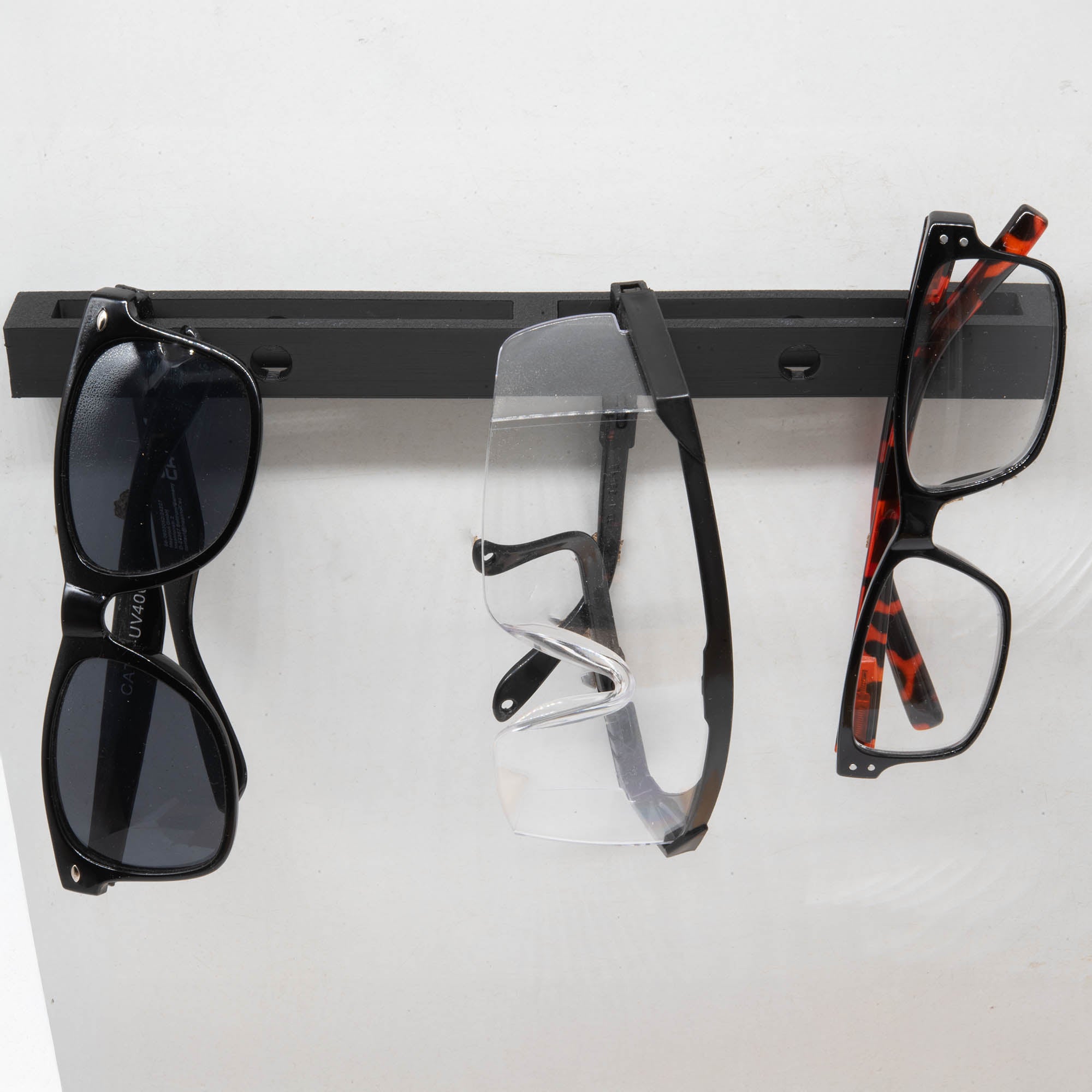 Brillenhalter Halterung Wandhalter Brillen Organizer Aufhänger Aufbewahrung S/W