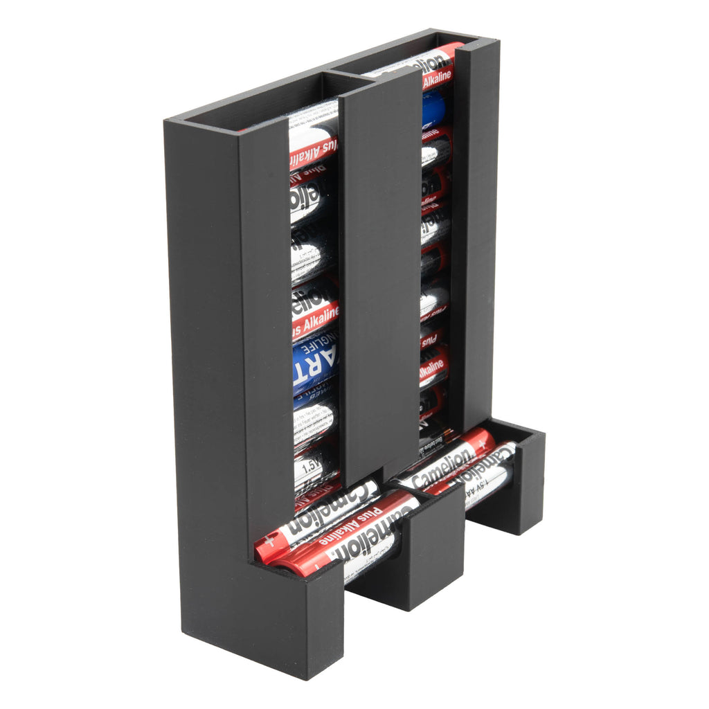 Batteriespender Batteriehalter Batteriebox Wandhalter Batterie Organizer AA/ AAA