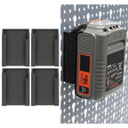 Akkuhalter Kompatibel mit BLACK+DECKER 18V für Küpper Lochwand Akku Wandhalter