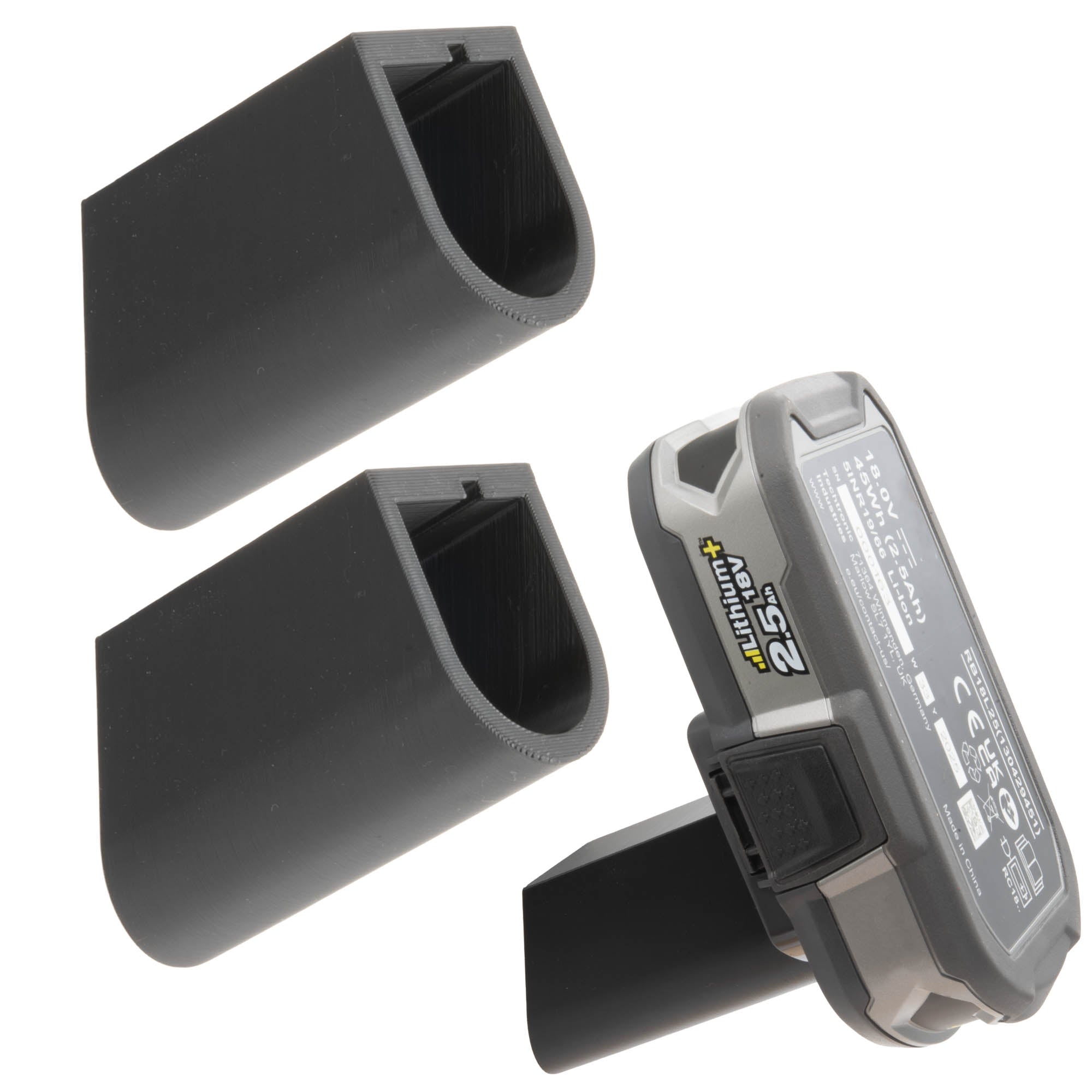 Akkuhalter Kompatibel mit RYOBI 18V Akku Wandhalter Batteriehalter Akkuhalterung