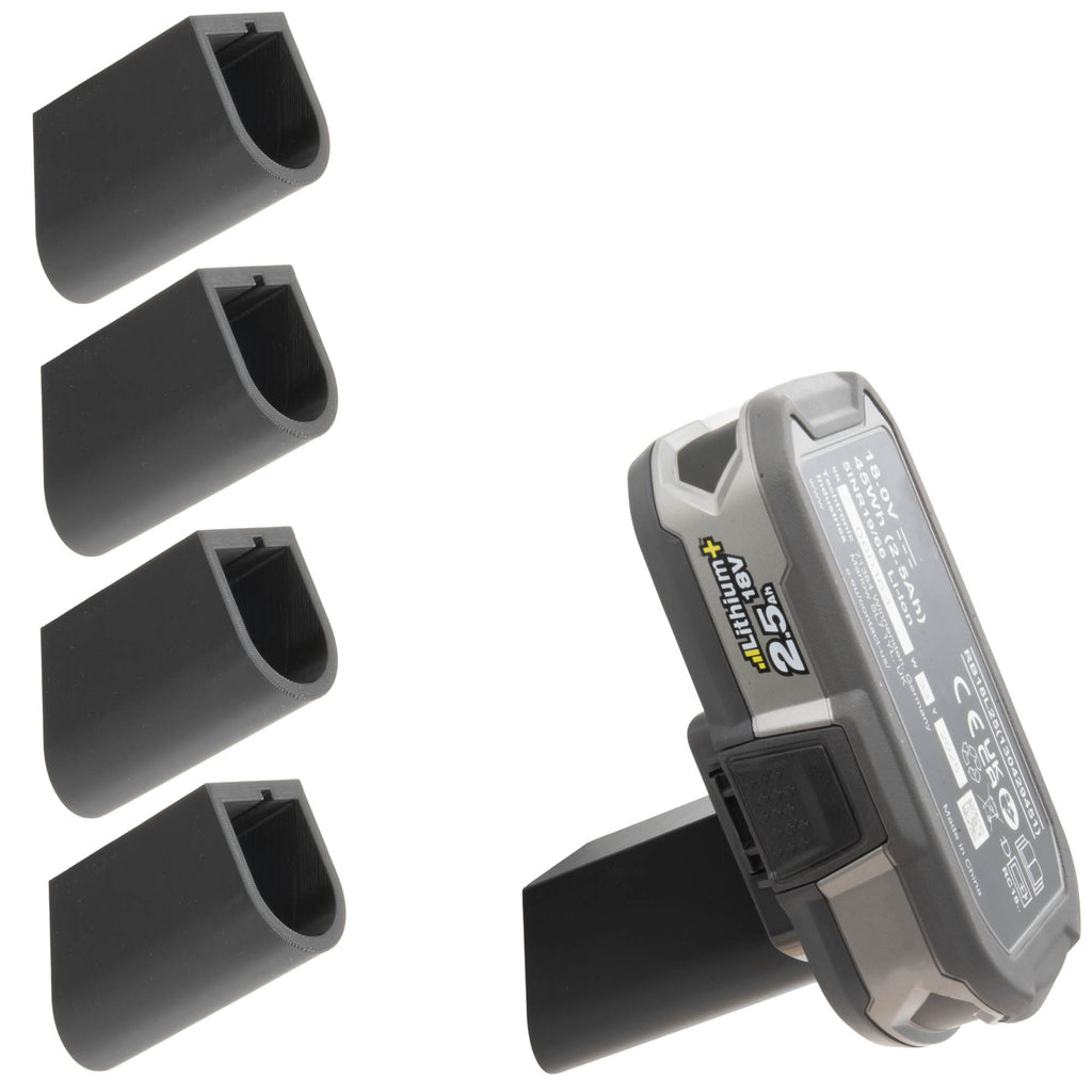 Akkuhalter Kompatibel mit RYOBI 18V Akku Wandhalter Batteriehalter Akkuhalterung