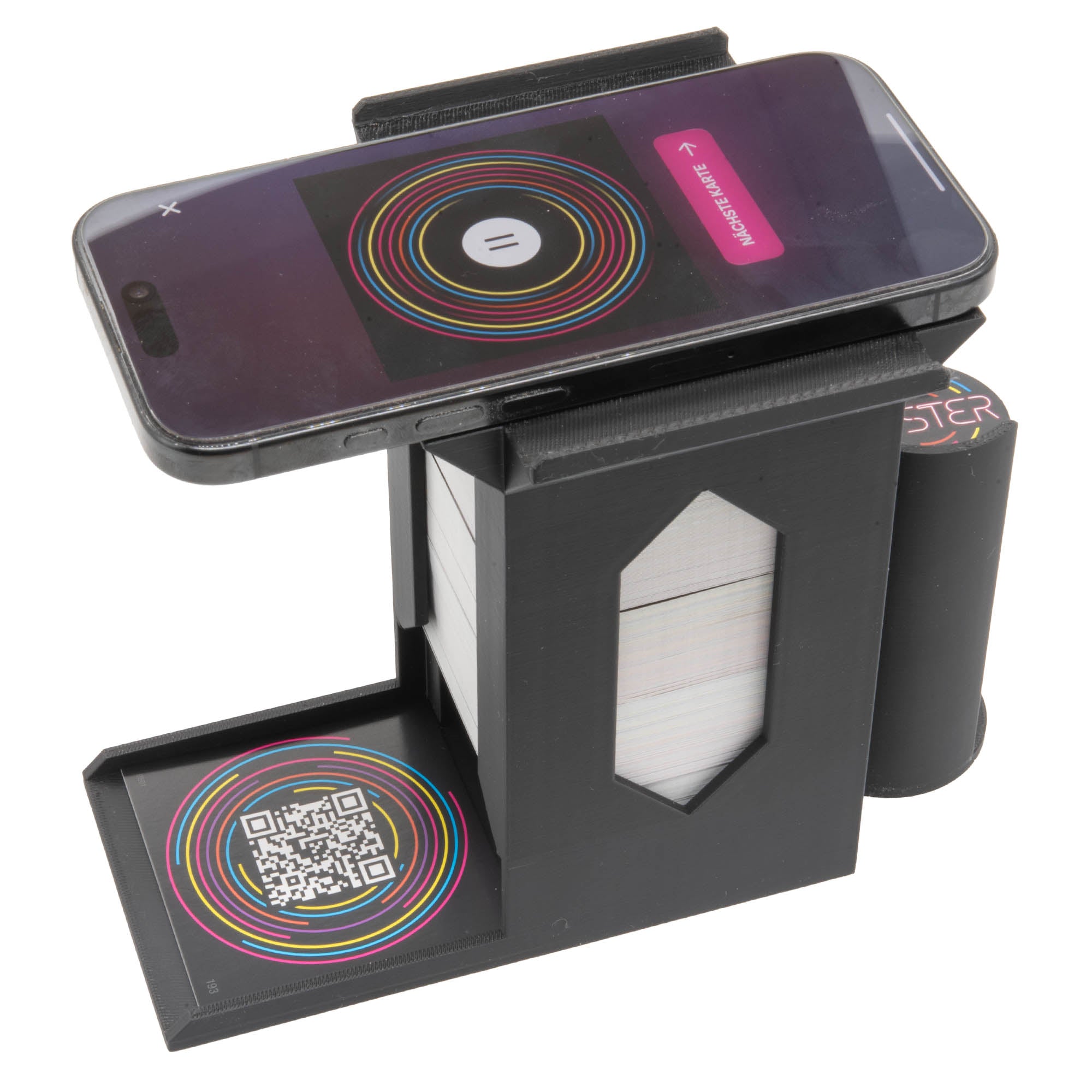 Hit-Turm kompatibel für Hitster Spiel Hit-Station Turm Kartenleser Handyhalter