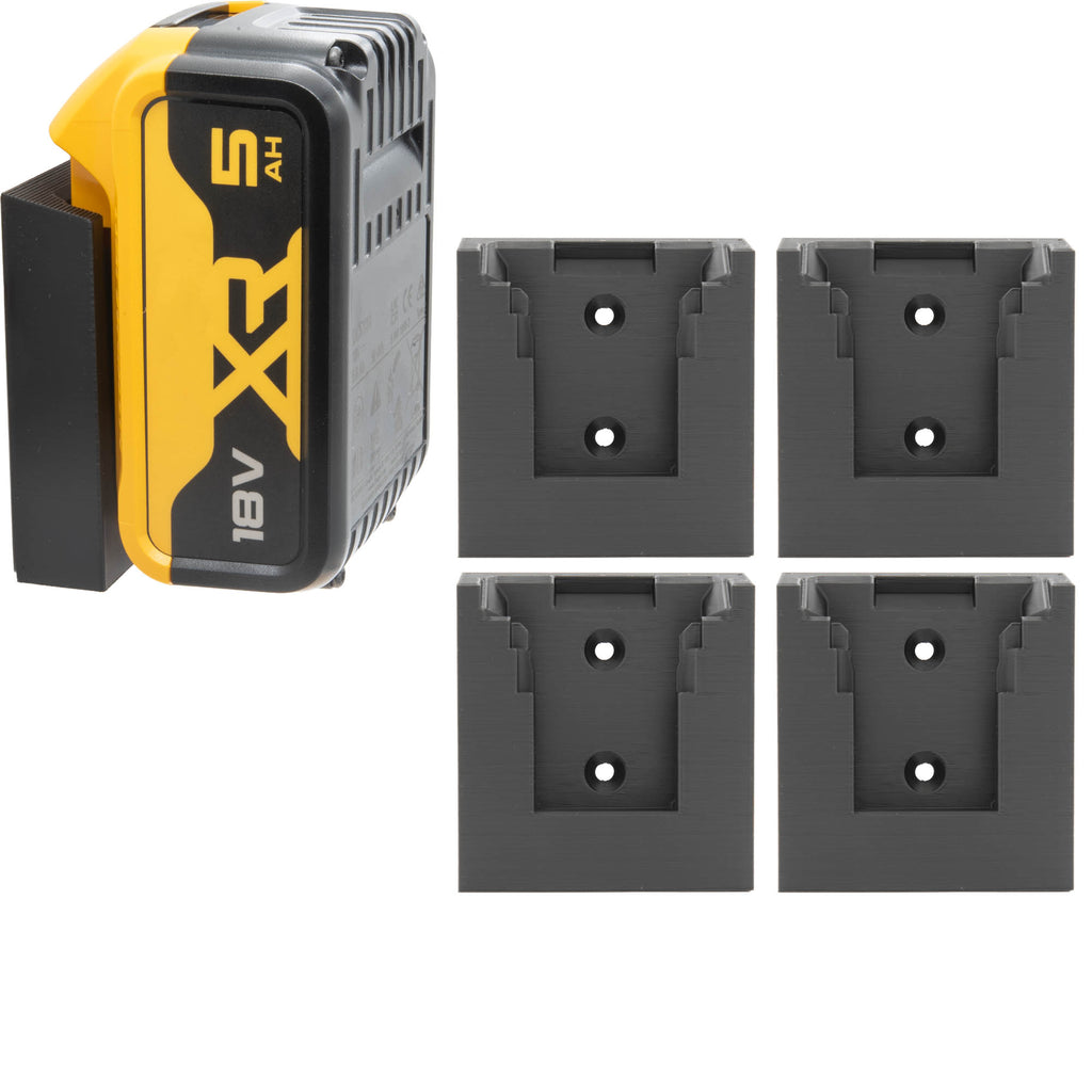 Akkuhalter kompatibel mit DeWALT Akku Wandhalter Akkuwandhalter Wandhalterung Halter 18V
