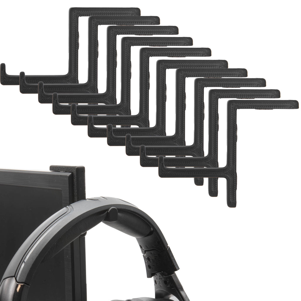 Headset Halterung Kopfhörer Monitorhaken Bildschirmhaken Monitor Haken Halter