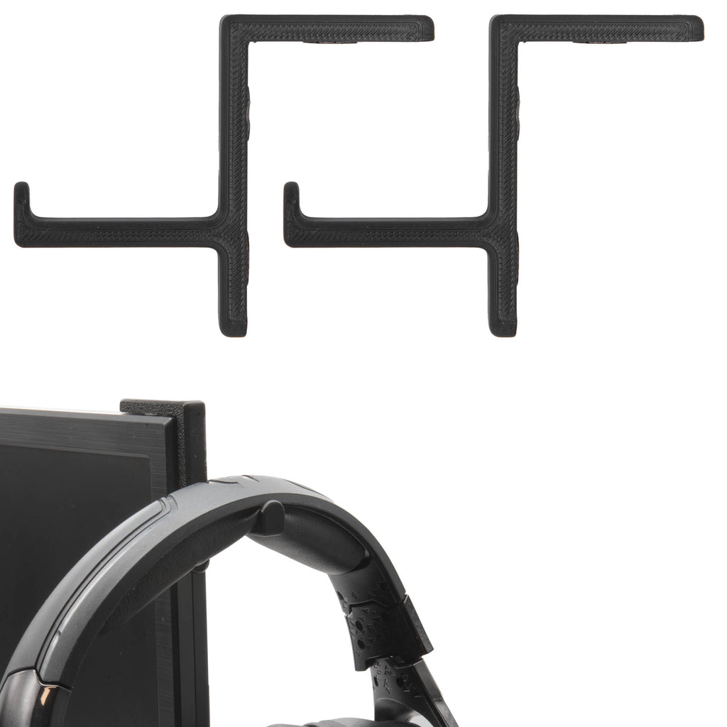 Headset Halterung Kopfhörer Monitorhaken Bildschirmhaken Monitor Haken Halter