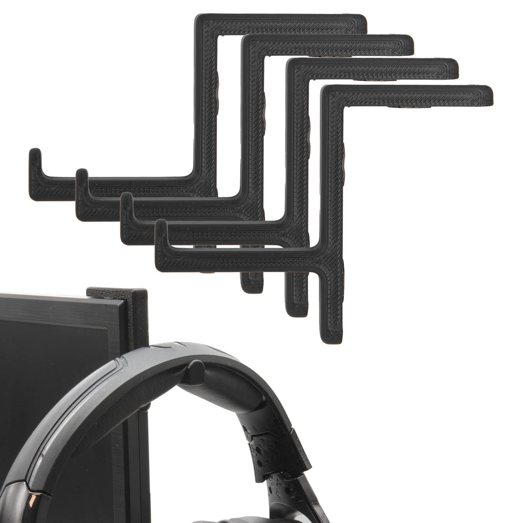 Headset Halterung Kopfhörer Monitorhaken Bildschirmhaken Monitor Haken Halter