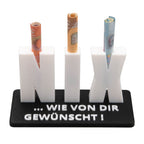 Geldgeschenk NIX Nichts Geschenk Geburtstag Geschenkidee Geldscheingeschenk